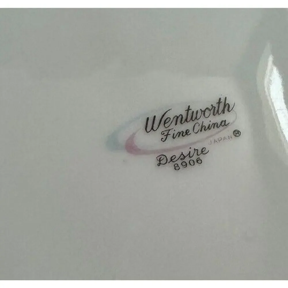 Wentworth Desire Pattern 8906 Dinner Plates (4) Fine‎ China Floral Rose Japan